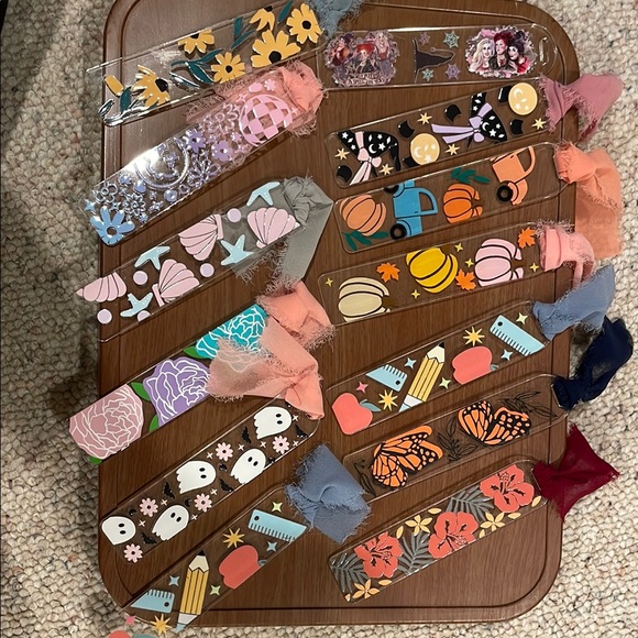 Colorful Patterned Bookmarks Set - Picture 1 of 5